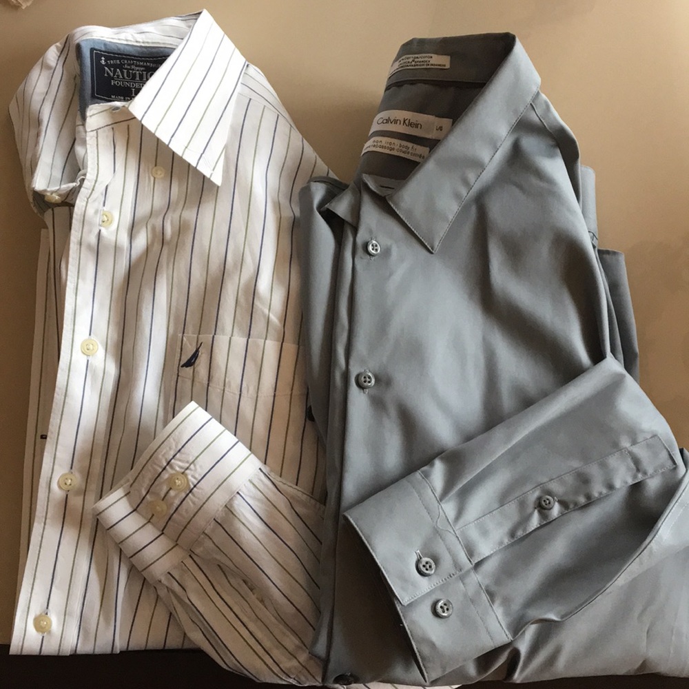2 Size Large Dress Shirts
